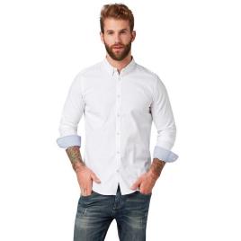 Camisa Manga Comprida Patterned S White