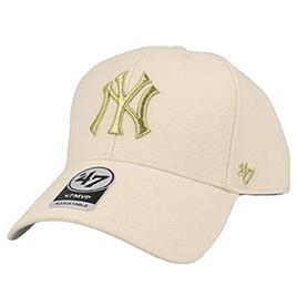 Boné Mlb New York Yankees Metallic Snap Mvp One Size Natural