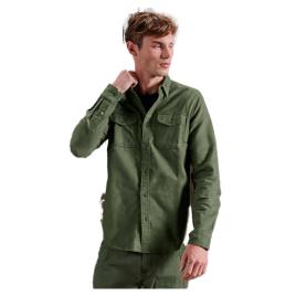 Superdry Camisa Manga Comprida Trailsman XL Army Moleskin