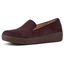 Fitflop Calçado De Couro Para Fumar Audrey Faux EU 38 Berry