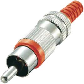 Conector De Metal Vermelho Rca