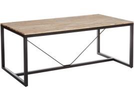 Mesa de Jantar de Madeira ATMOSPHERA Natural Acacia  Edena 180X90X75Cm