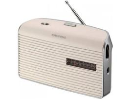 Rádio Transistor  MUSIC60 Branco Prateado