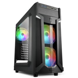 Caixa ATX Sharkoon VG6-W RGB Preta