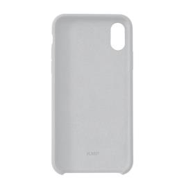 Capa de Silicone KMP para iPhone X Cinza