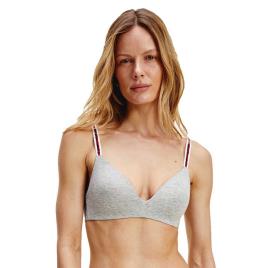 Tommy Hilfiger Underwear Triângulo Sutiã Stretch Modal 80 Mid Grey Heather