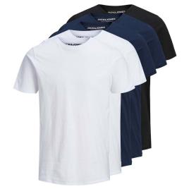 Camiseta De Manga Curta Organic Basic 5 Pack XS Black / Pack 2 White / 2 Navy / 1 Black