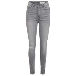 Jeans Cintura Alta Callie Skinny Vi193mg 28 Medium Grey Denim