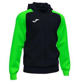 Sudadera Con Cremallera Academy Iv 9-10 Years Black / Green Fluor
