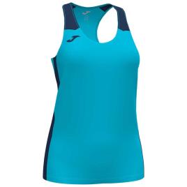 Camiseta Sin Mangas Record Ii L Turquoise Fluor / Dark Navy