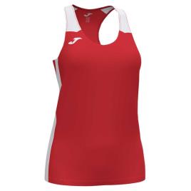 Camiseta Sin Mangas Record Ii 12-14 Years Red / White
