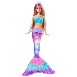 Boneca Sereia Com Luzes Cintilantes Dreamtopia 3 Years Multicolor