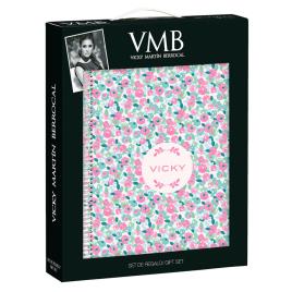 Safta Caderno De Conjunto De Presentes Vmb Rosebloom One Size Multicolor