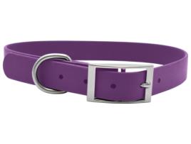 Coleira para Cães em Nylon Roxo 35x1.5 cm 