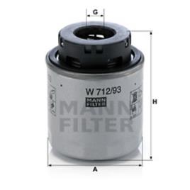 Filtro De Óleo  W712/93