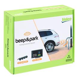 4 Sensores De Estacionamento Com Ecrã Lcd  Beep&park 632201