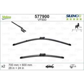 2 Escovas Limpa-vidros Valeo Silencio Vm900