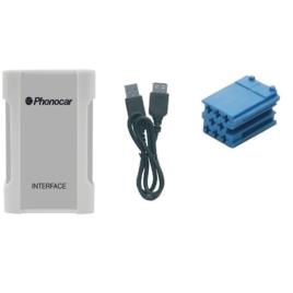 Interface Áudio Phonocar Ligação Ipod-iphone-usb-sd-mp3 Para Cd Changer Fiat