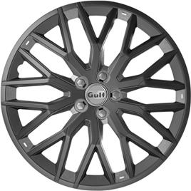 4 Tampões Preto/cinza  Gt40 14 Polegadas