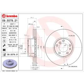 Discos Travão (2) Brembo 09.5579.21