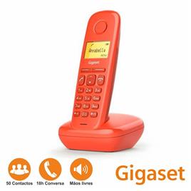 Telefone S/ Fios A170 Vermelho Gigaset