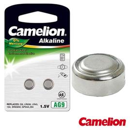 PILHA BOTÃO ALCALINA AG9 / LR936 1.5V 2X BLISTER CAMELION