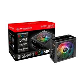 Fonte Alimentação Thermaltake Atx 600w Smart Rgb Preto