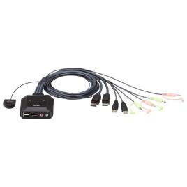 Aten Switch Kvm Cs22dp-at One Size Black