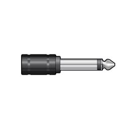 Adaptador Jack 6.3mm Mono Para Jack 3.5mm Mono