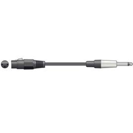 Cabo Xlr Femea Para Jack 6.3 Mono Preto 1.5m