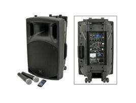 Coluna Pa Portatil Com Leitor Sd/mp3 E Bluetooth