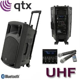 Sistema Pa Portatil 15 Uhf Usb/sd/fm & Bluetooth®