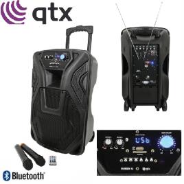 Coluna Busker Pa 15 C/ Micros P Mp Bluetooth