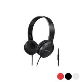 Auriculares com microfone  Corp. RP-HF100ME (3.5 mm) - Cor de Rosa