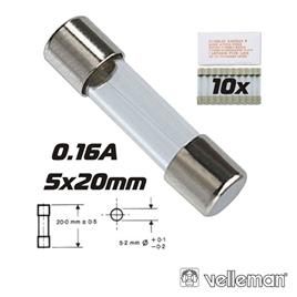 Fusivel Temporizado 5x20mm 0.16a