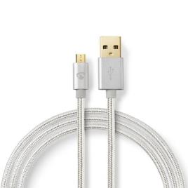 Cabo Micro Usb 3m Alumínium