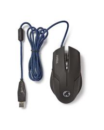 Rato Gaming 6 Botões USB 1600dpi Preto