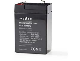 Bateria De Chumbo Acido 6v 4000mah Recarregavel