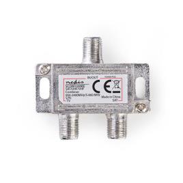 Combinador De Satélite  De 2 A 1  Conector F  .