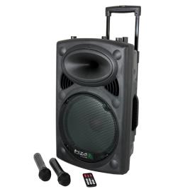 Coluna Amplificada 12 700w Usb/Bt/Sd/Bat Preta 