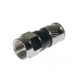 CONECTOR COMPRESSÃO P/ RG6 - CNT FC6 - 25 UN - TEKA
