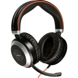 Jabra Headset Gaming Evolve 80 Uc Stereo A One Size Black / Orange