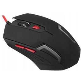 Rato Óptico 800/2400 Dpi Usb P/ Gaming Led Vermelho 6d