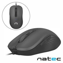 Rato Óptico c/ Fios 800-3200DPI USB Preto NATEC