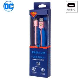 Cable USB Licencia DC Superman Universal Tipo C