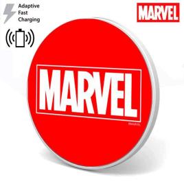 Dock Base Cargador Smartphones Qi Inalámbrico Universal Licencia Marvel (Carga Rápida)