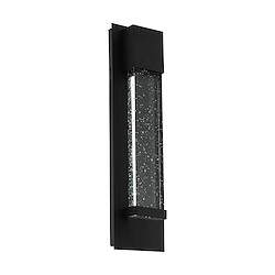 Candeeiro de parede exterior LED H-300 VILLAGRAZIA PRETO