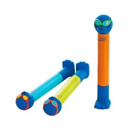Zoggy Dive Sticks Junior One Size Blue / Lime / Orange