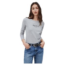 Pepe Jeans Camiseta New Virginia Ls N L Grey Marl