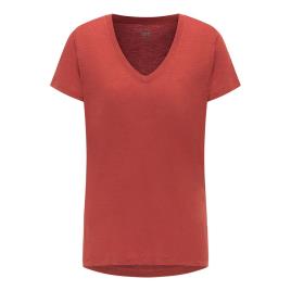 Lee Camiseta De Manga Curta V Neck S Red Ochre
